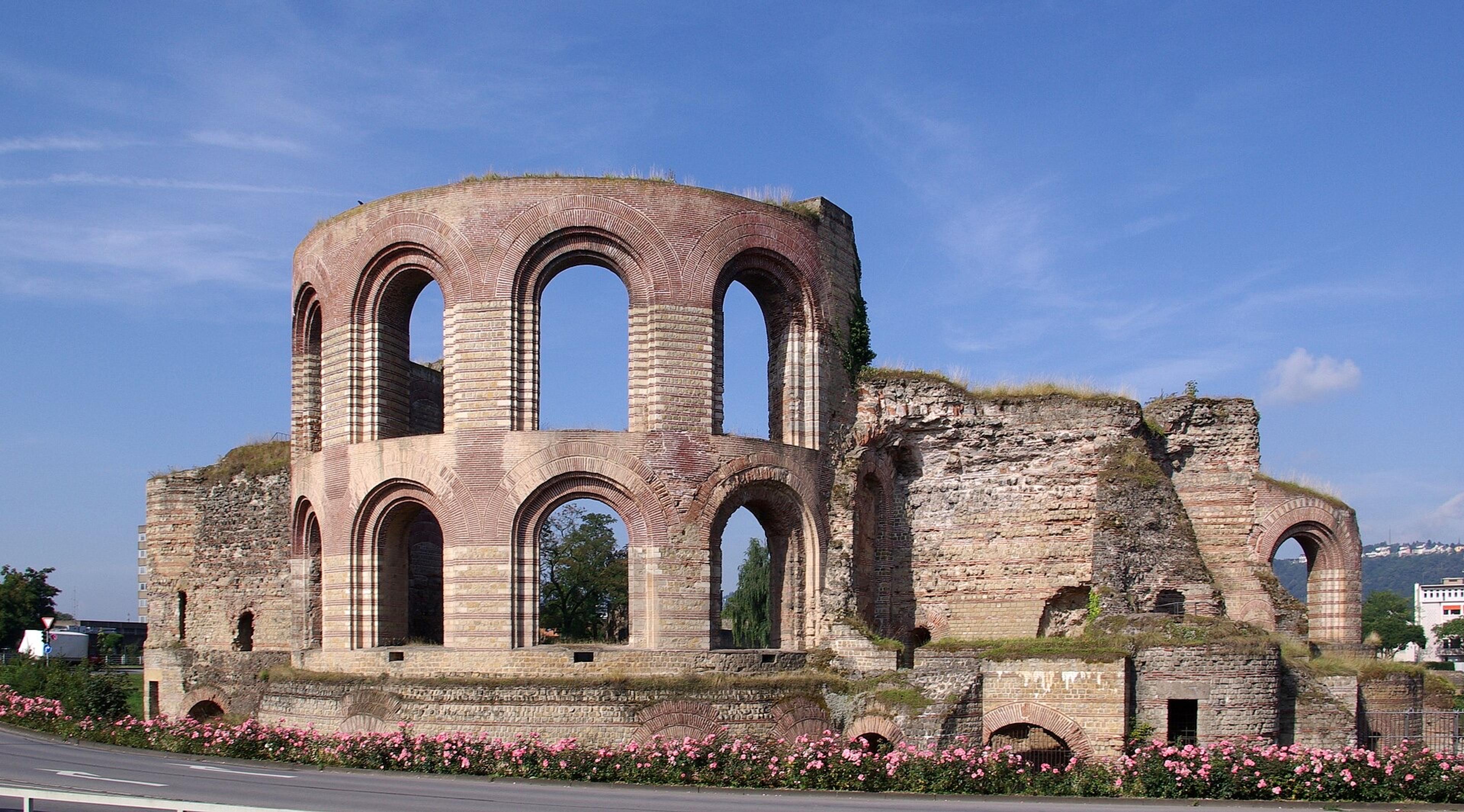 Kaiserthermen Trier, römische Thermenruine.