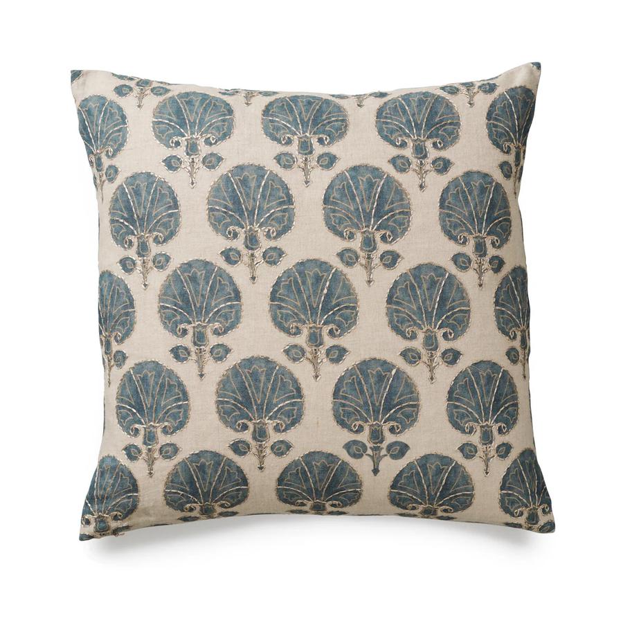 Kabibi Cushion Cover - Grey Blue by OKA