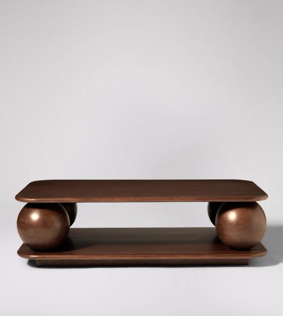 Coffee Table, Dark Brown Mango Wood
