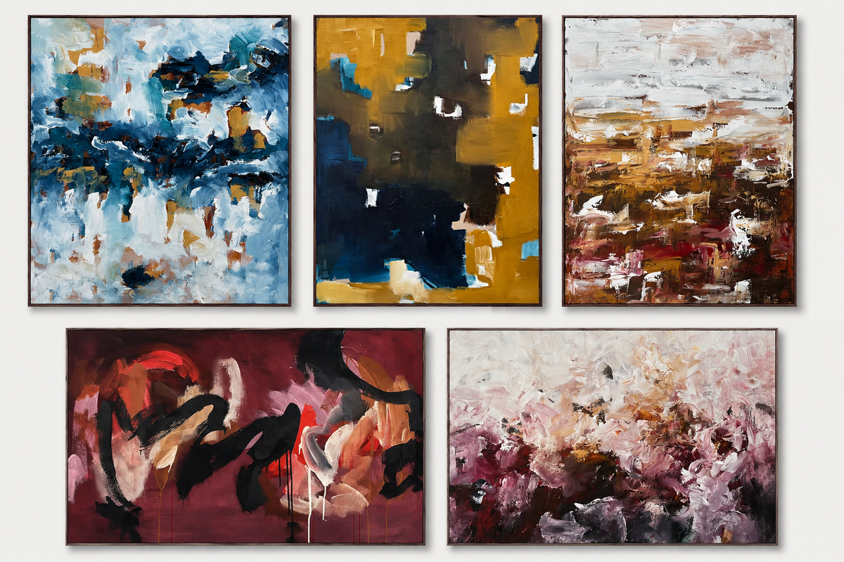 5 Large Wall Art Ideas for Living Rooms