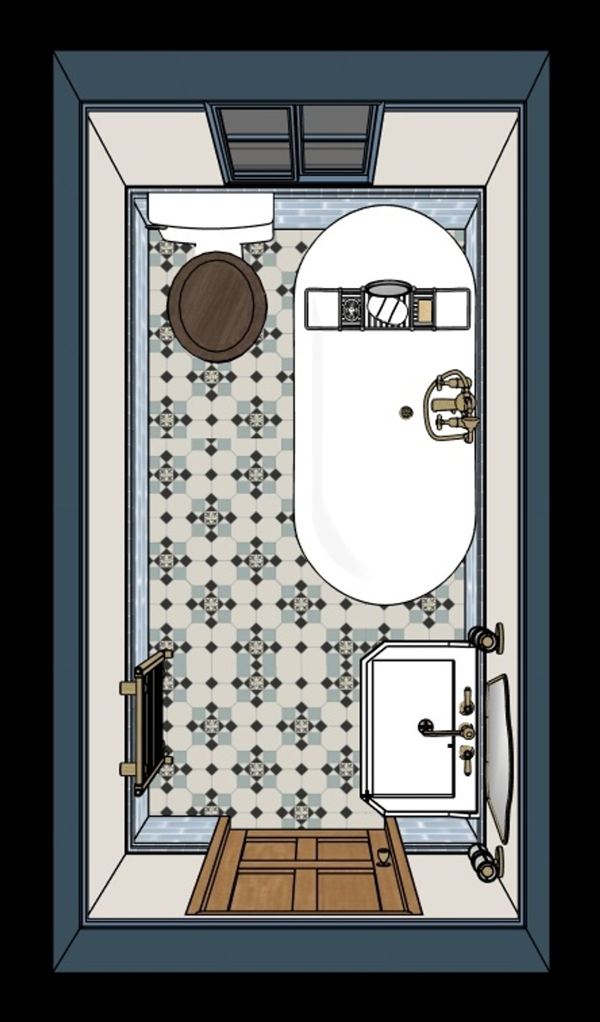 Layout A from above