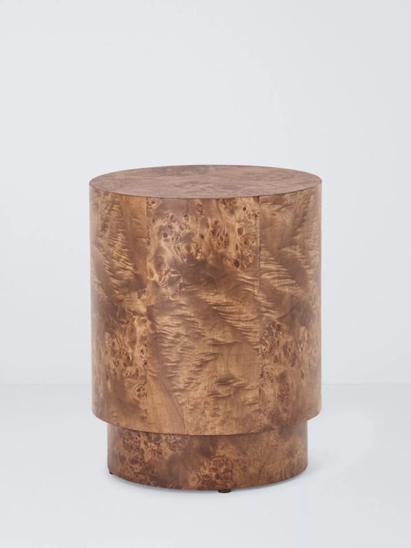 Burl Side Table, Walnut by John Lewis