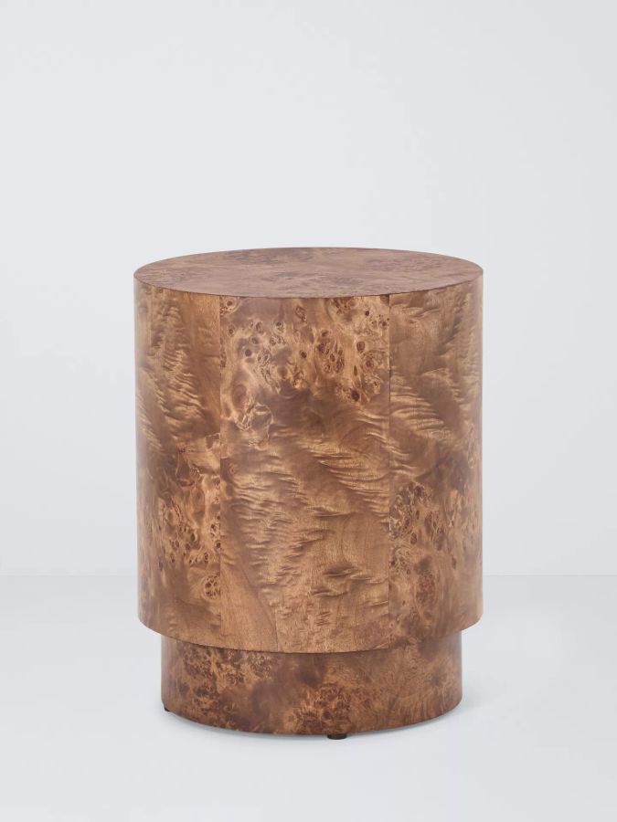 Burl Side Table, Walnut by John Lewis