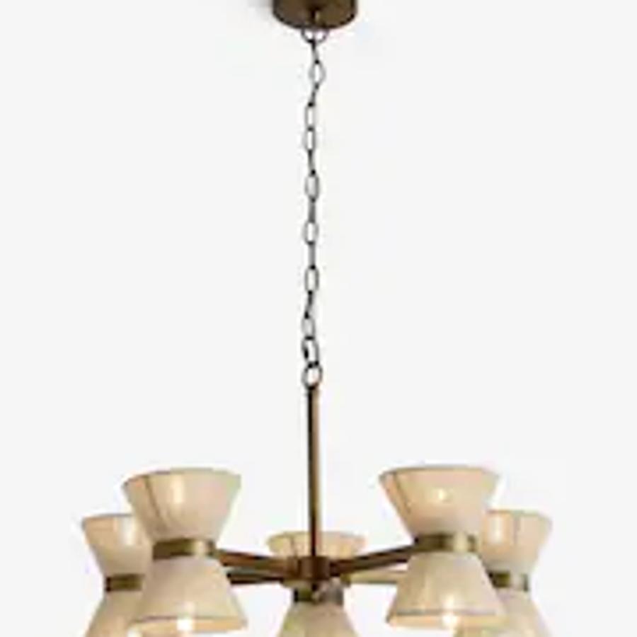 Bronze Ivory Helmdon Pendant 10 Light Ceiling Light by NEXT