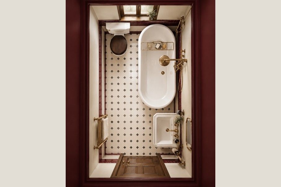Victorian Bathroom with Timeless Character 3D 02