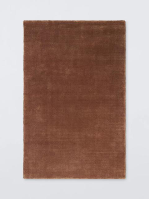 Luxury Deep Pile Hand Woven Pure Wool Rug, Auburn