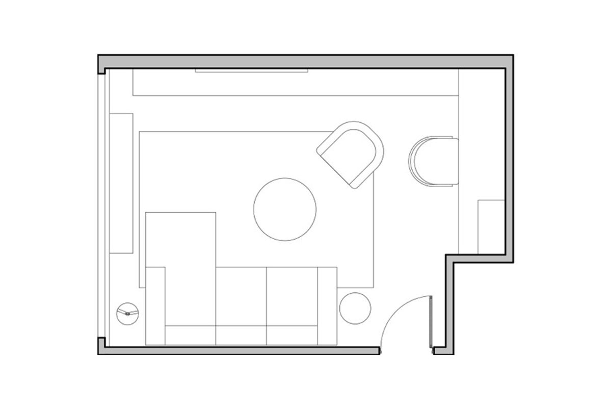 Warm Contemporary Living Room Design gallery image 2
