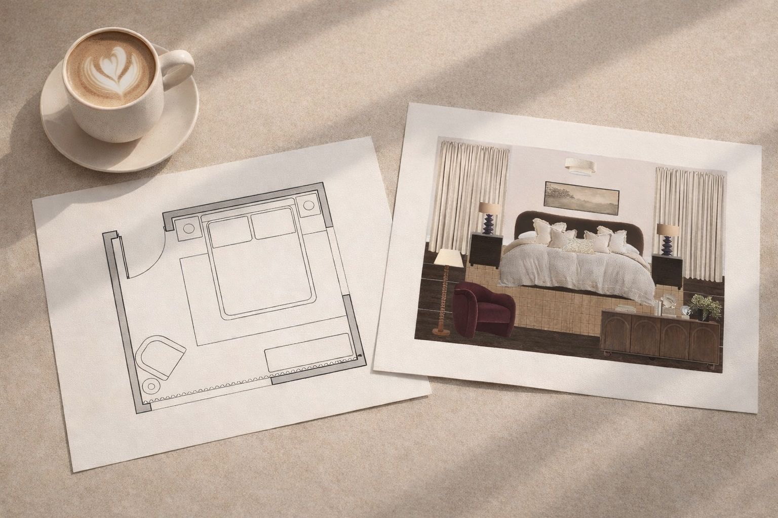 What is it like working with an online interior designer?