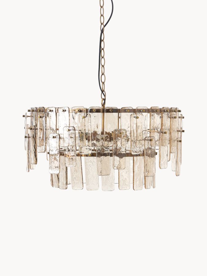Large Glass Pendant Light by Westwing