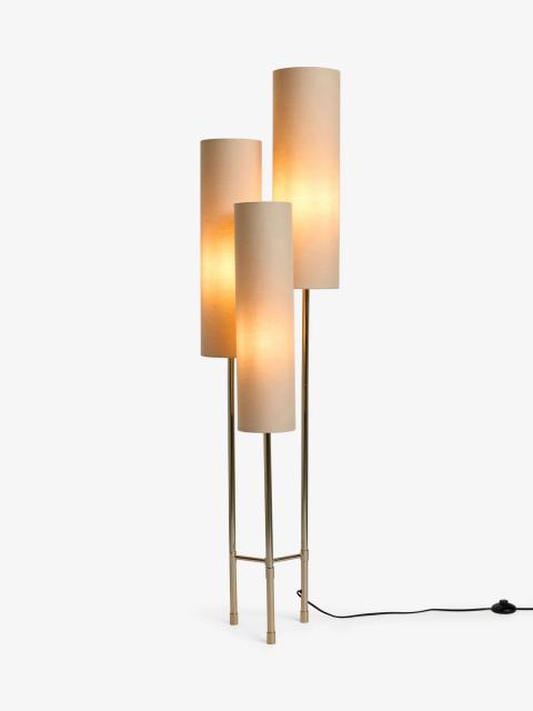 Champagne Gold Rico 3 Light Floor Lamp