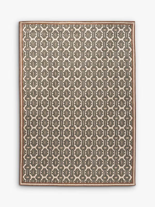 Matmi Abstract Rug, Avocado Green