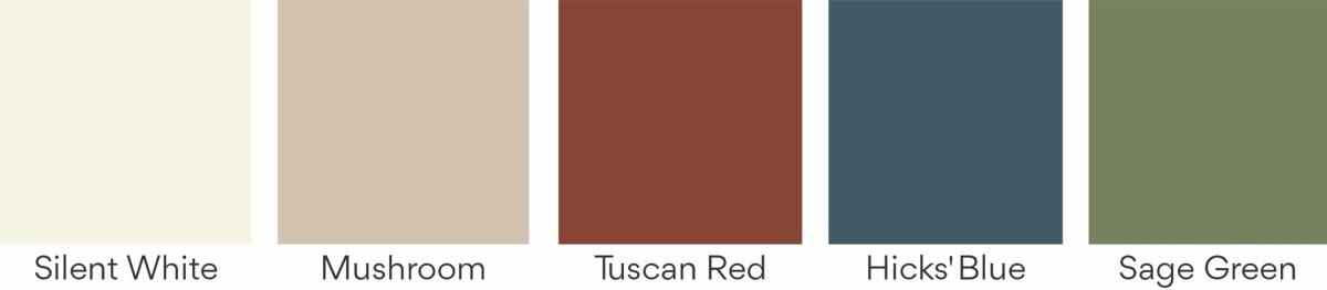 Little Greene colours for north facing rooms