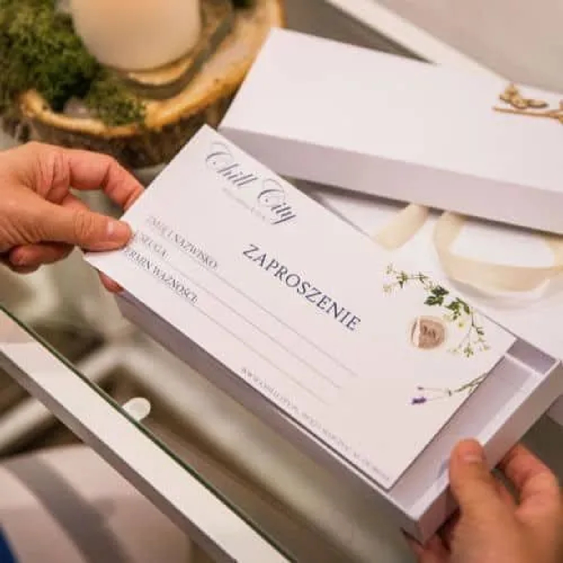 Voucher prezentowy Chill City SPA w ozdobnej kopercie