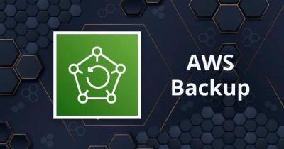 Illustration of AWS cloud backup architecture with cross-account and cross-region replication