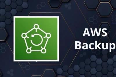 Illustration of AWS cloud backup architecture with cross-account and cross-region replication