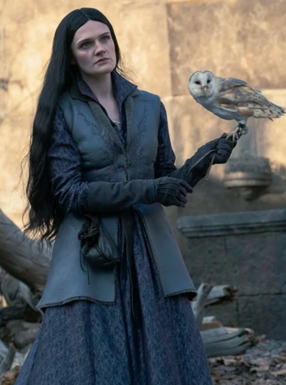 Alys Rivers with owl