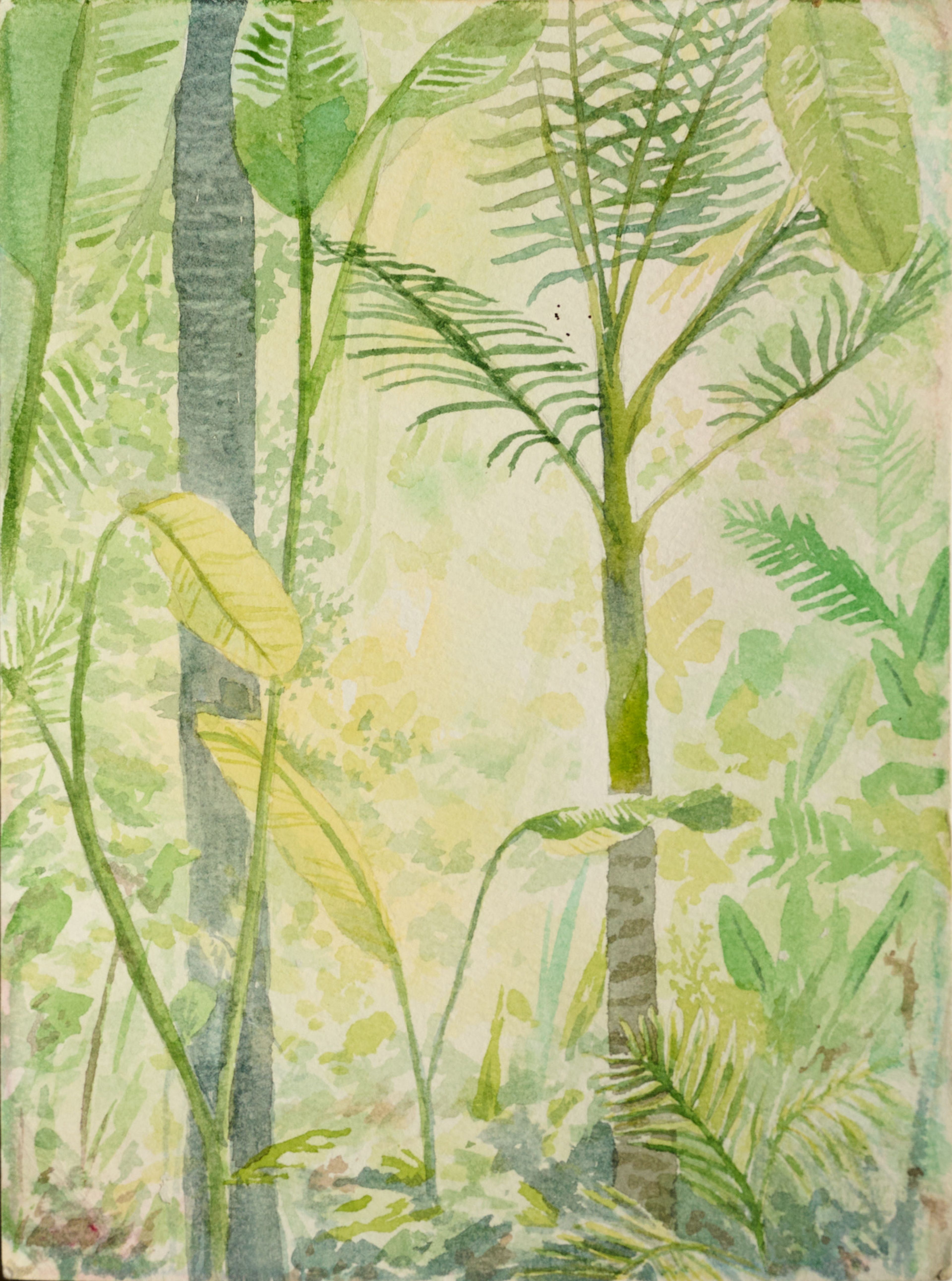 Light Echoes- watercolor on paper