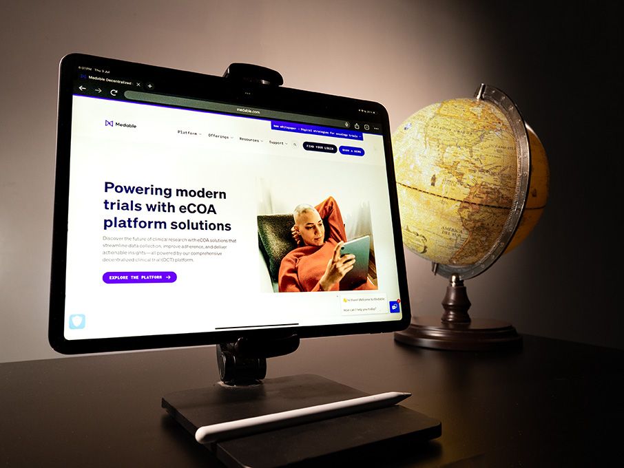 Medable home page, 2025