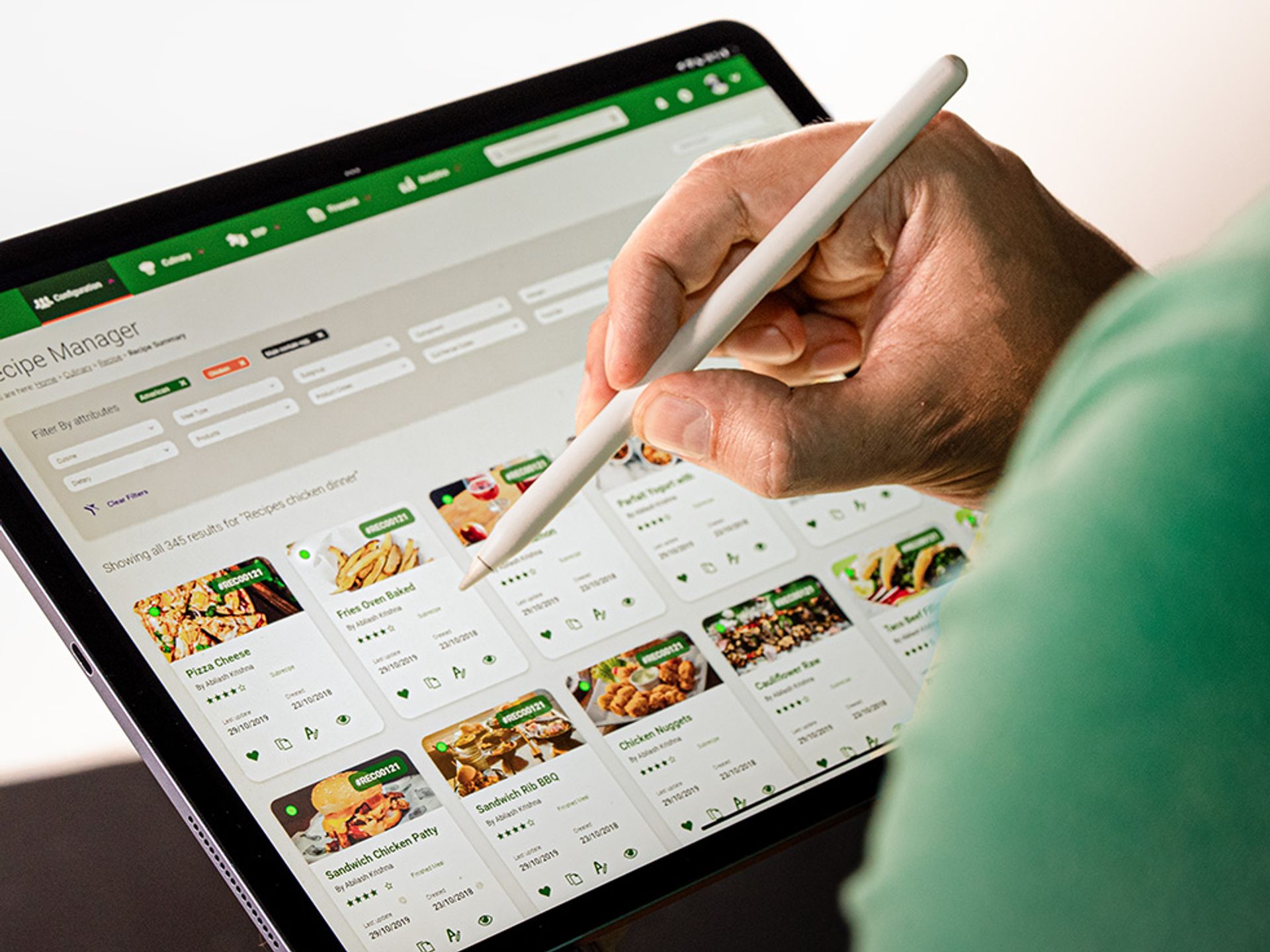 Redesigned recipe manager, light theme