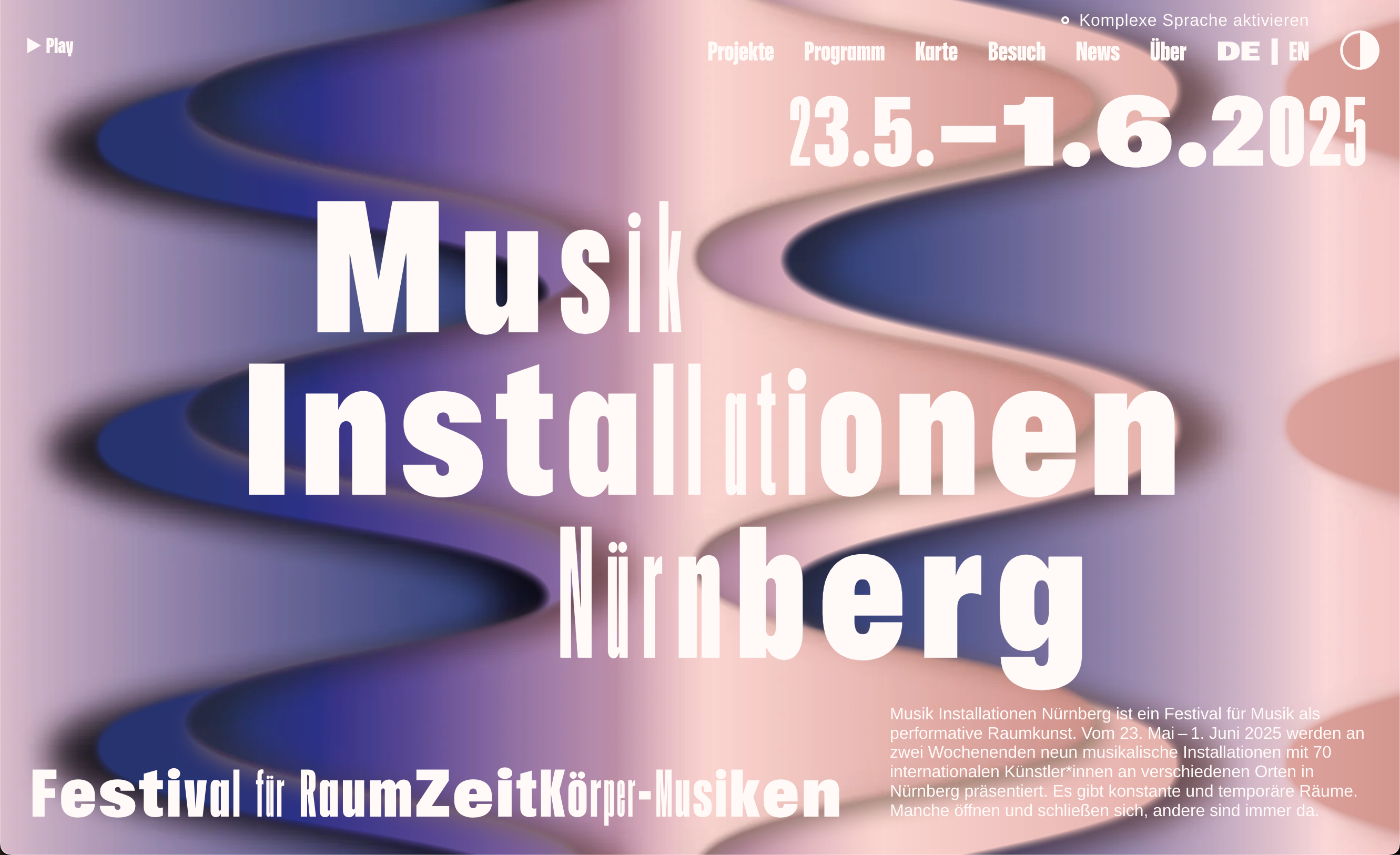 MIN Landing page