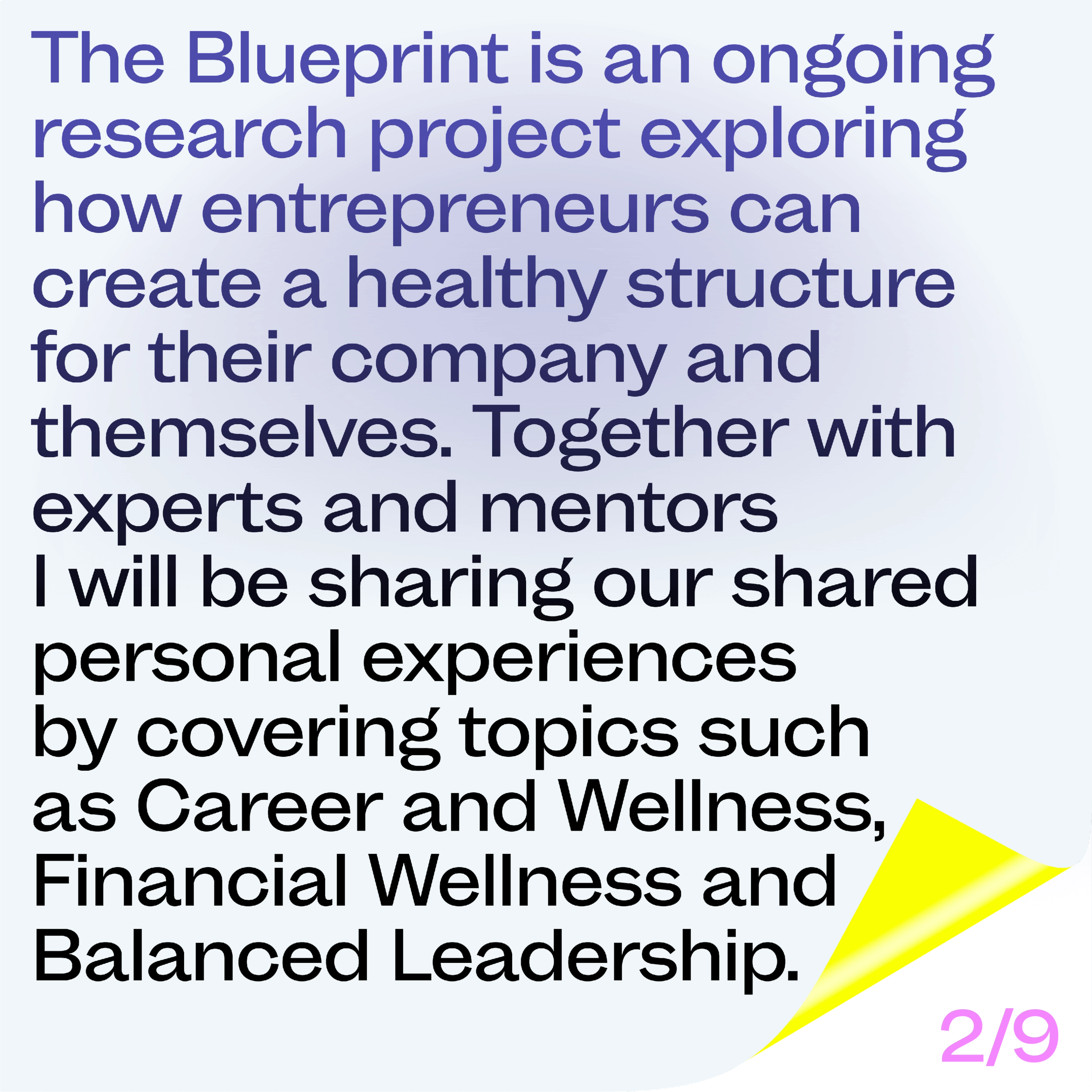 Social media Blueprint