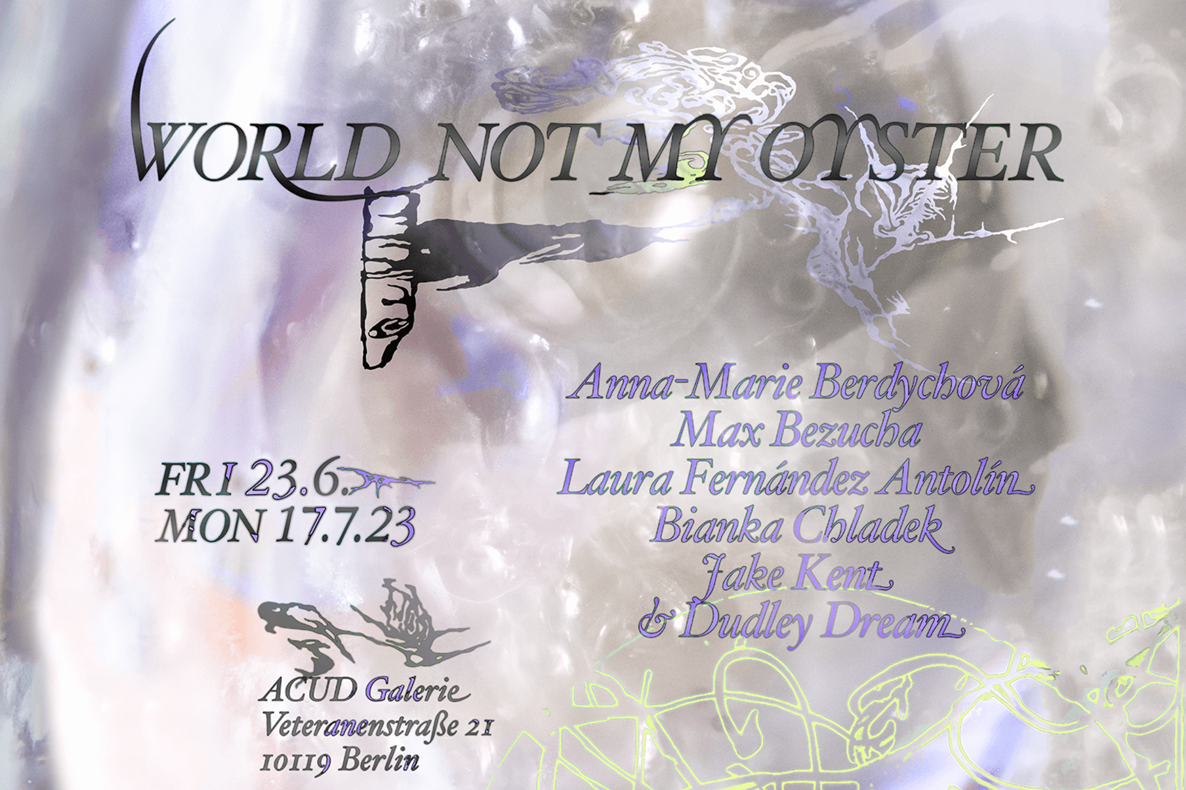 Flyer Acud exhibition