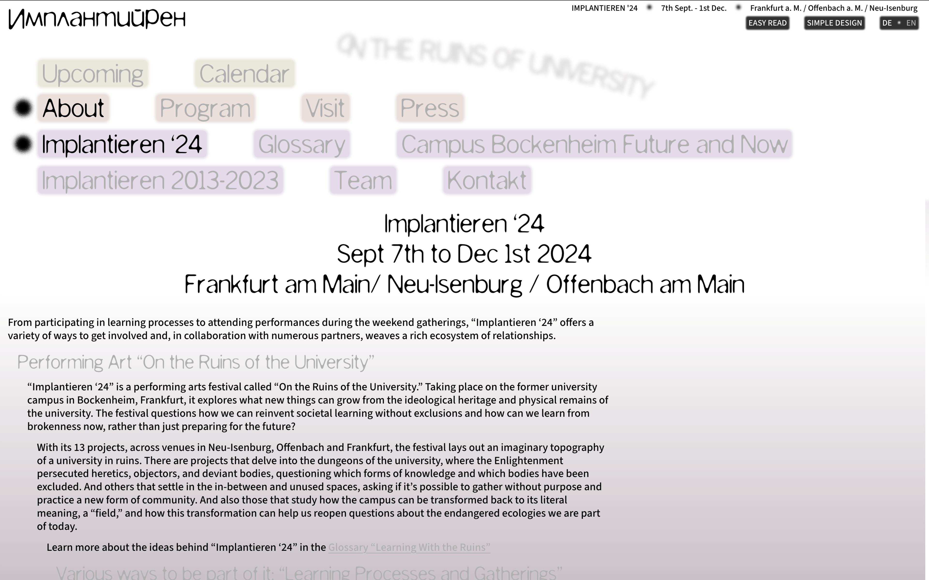 Implantieren ‘24