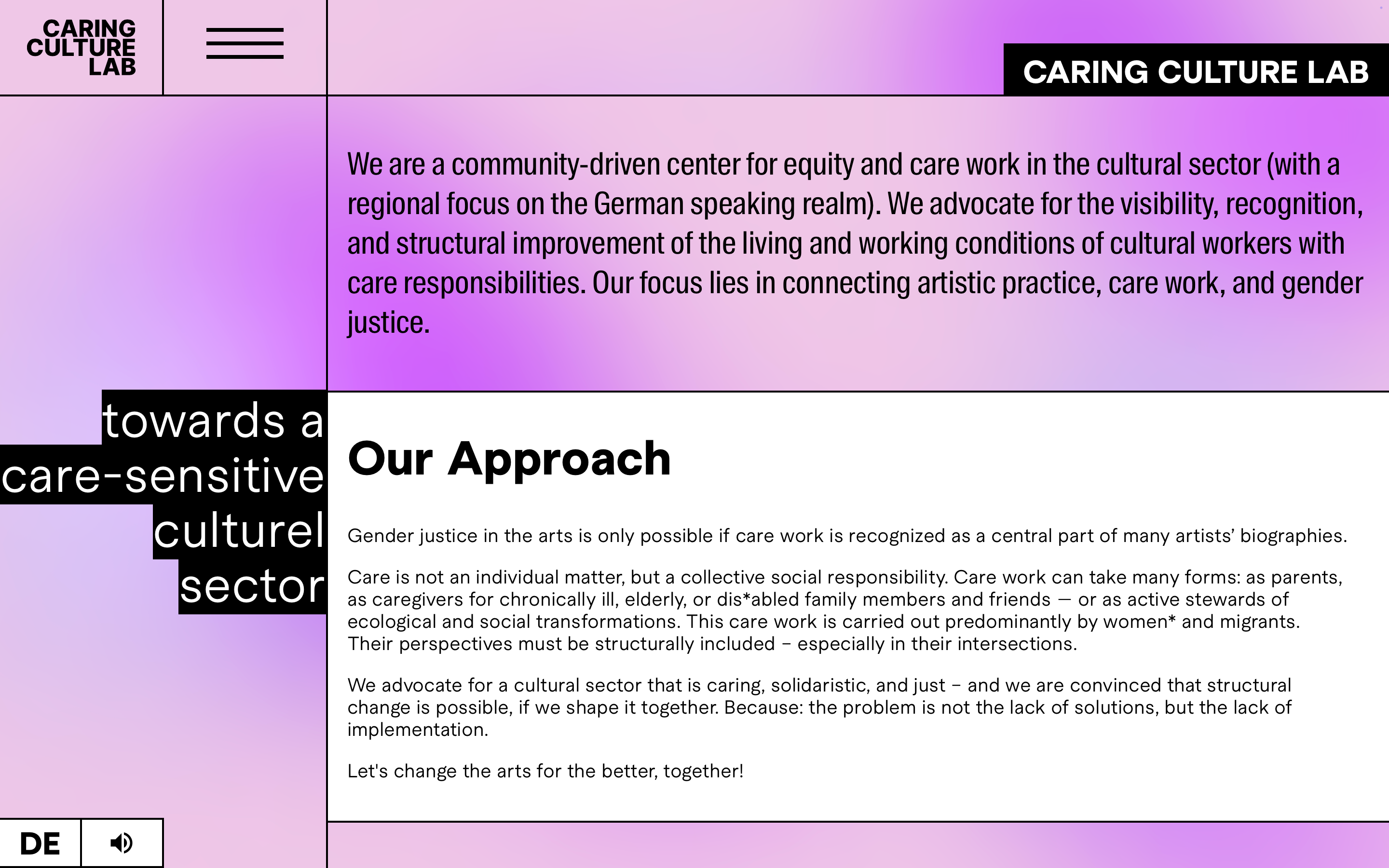 Caring Culture Lab Dev