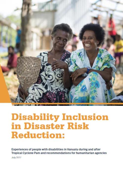 Disability Inclusion in Disaster Risk Reduction Report, 2017