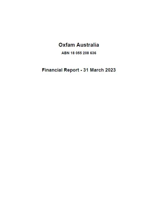 Financial Report 2023