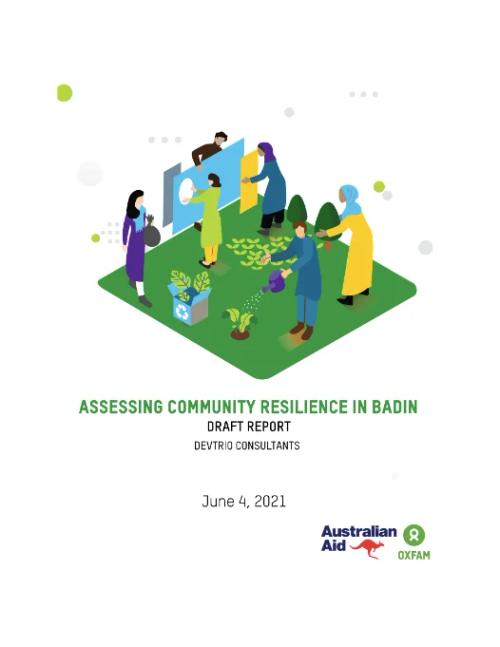 Building Resilient Communities – Assessing Community Resilience in Badin, 2021