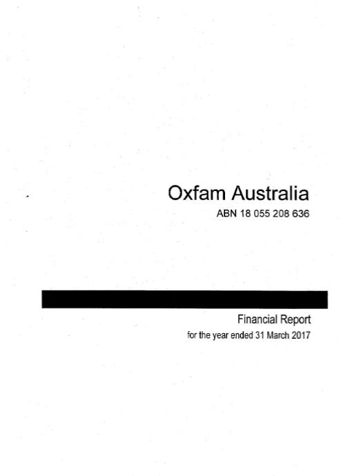 Financial Report 2017