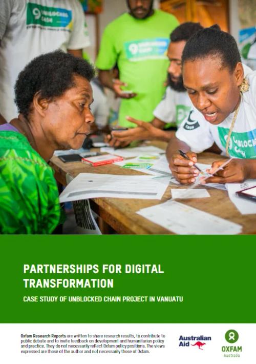 Partnerships for Digital Transformation: Case Study of Unblocked Chain Project in Vanuatu, 2023