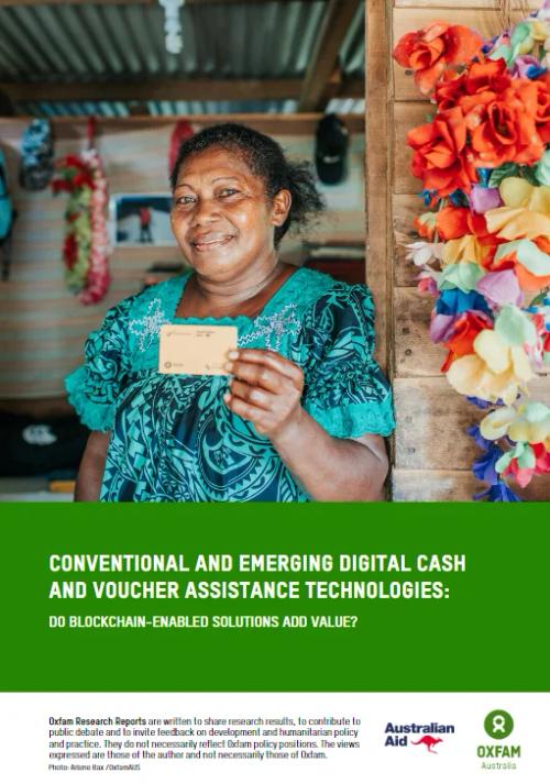 Conventional and Emerging Digital Cash and Voucher Assistance Technologies: Do Blockchain-Enabled Solutions Add Value?, 2023