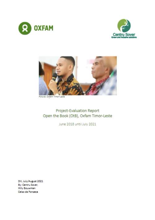 Open the Books (OtB) in Timor-Leste: Project Evaluation Report, 2021