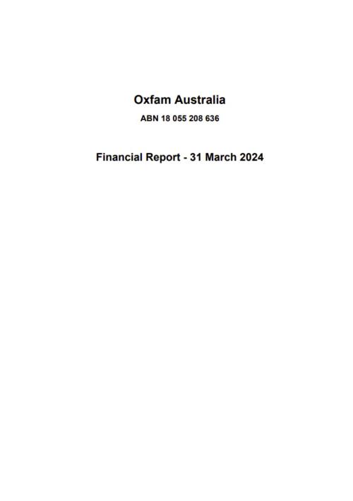 Financial Report 2024