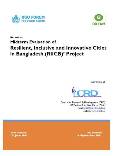 Resilient, Inclusive and Innovative Cities in Bangladesh (RIICB): Midterm Evaluation, 2021