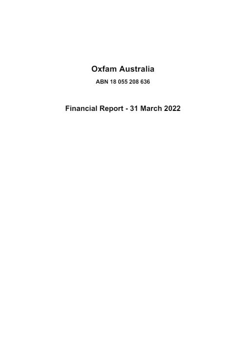 Financial Report 2022