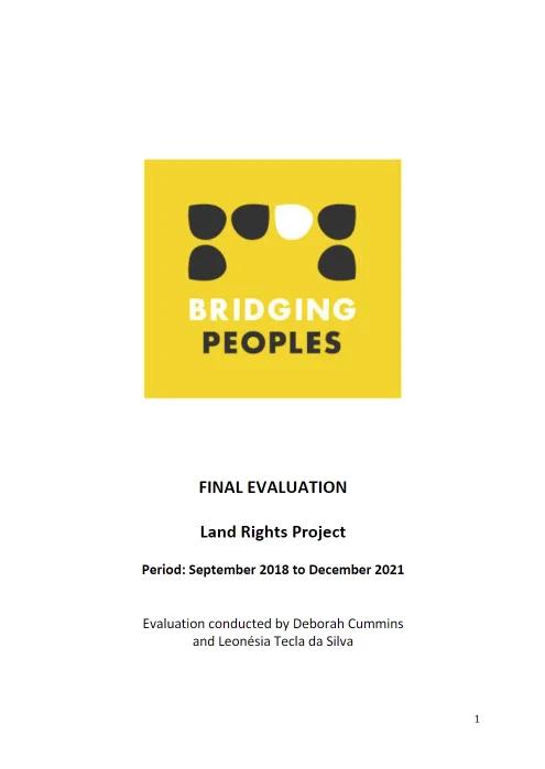 Land Rights Project 2018-2021: Final Evaluation, 2021
