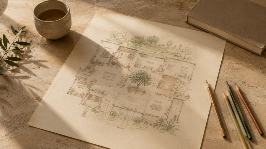 Mapa de la casa