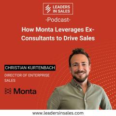 Ep 70 - Christian Kurtenbach - How Monta Leverages Ex-consultants to Drive Sales
