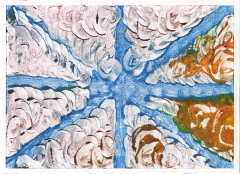 *Blue Swirl Flag*, 2024
