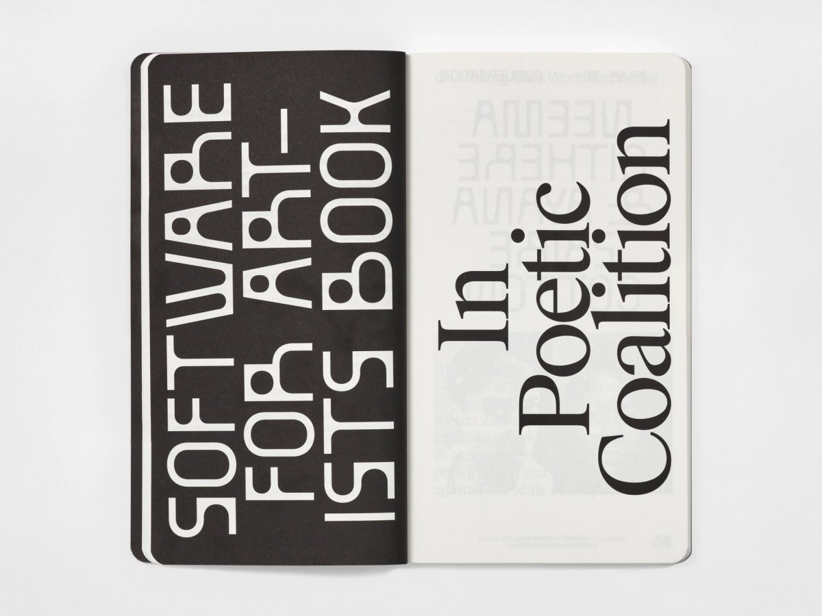 Software for Artist Book #3