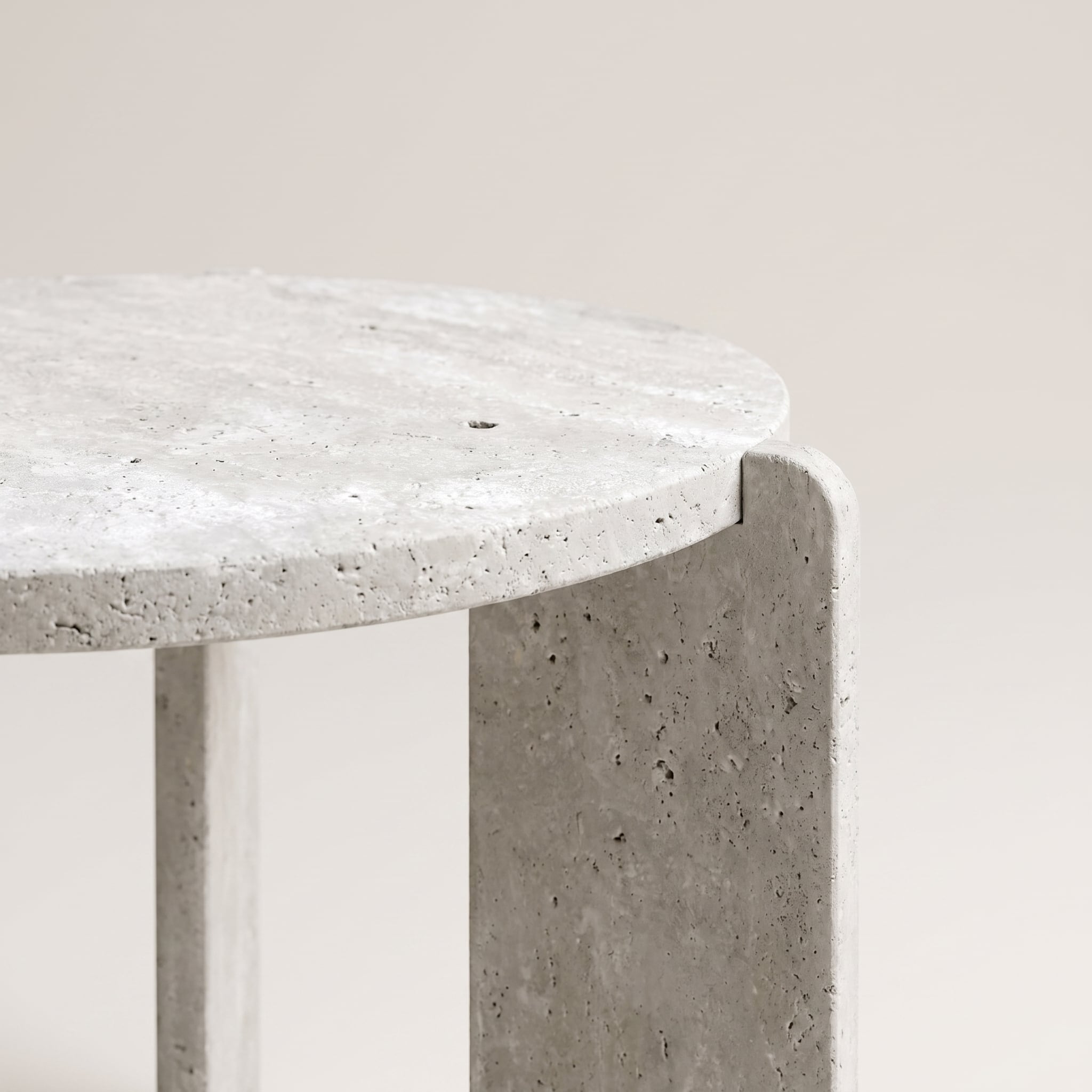 Mesa Travertine Table - View 4