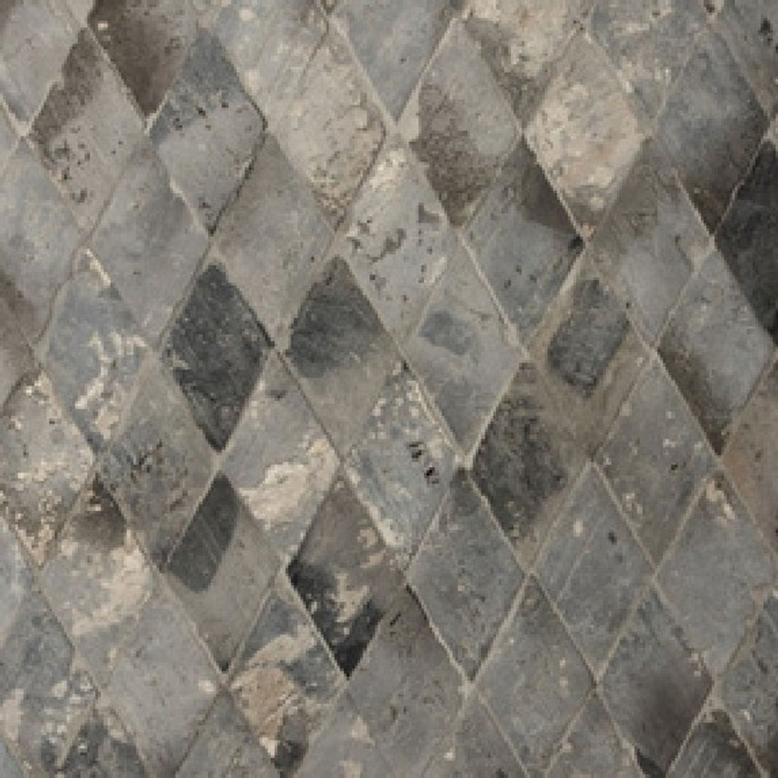 Oude Terracotta – Diamant grijsblauw