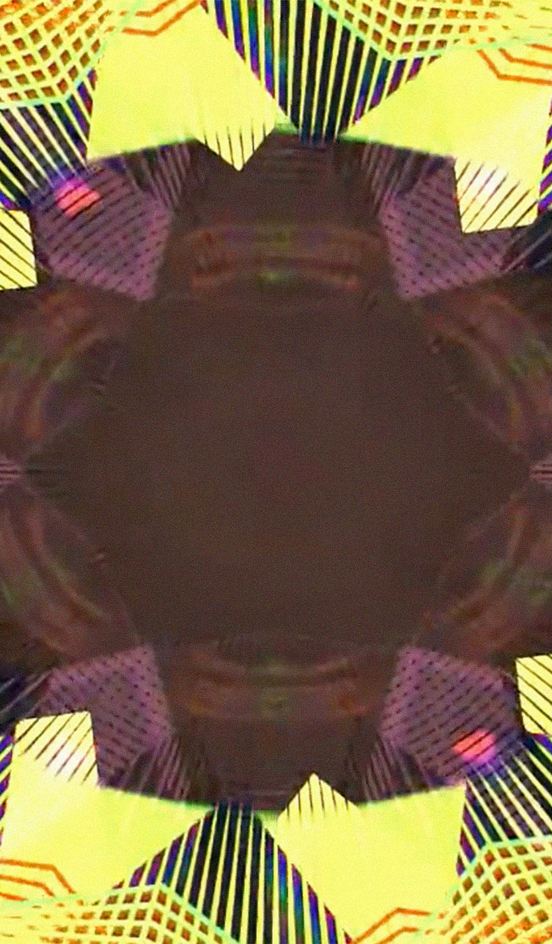 Kaleidoscope of yellow and brown