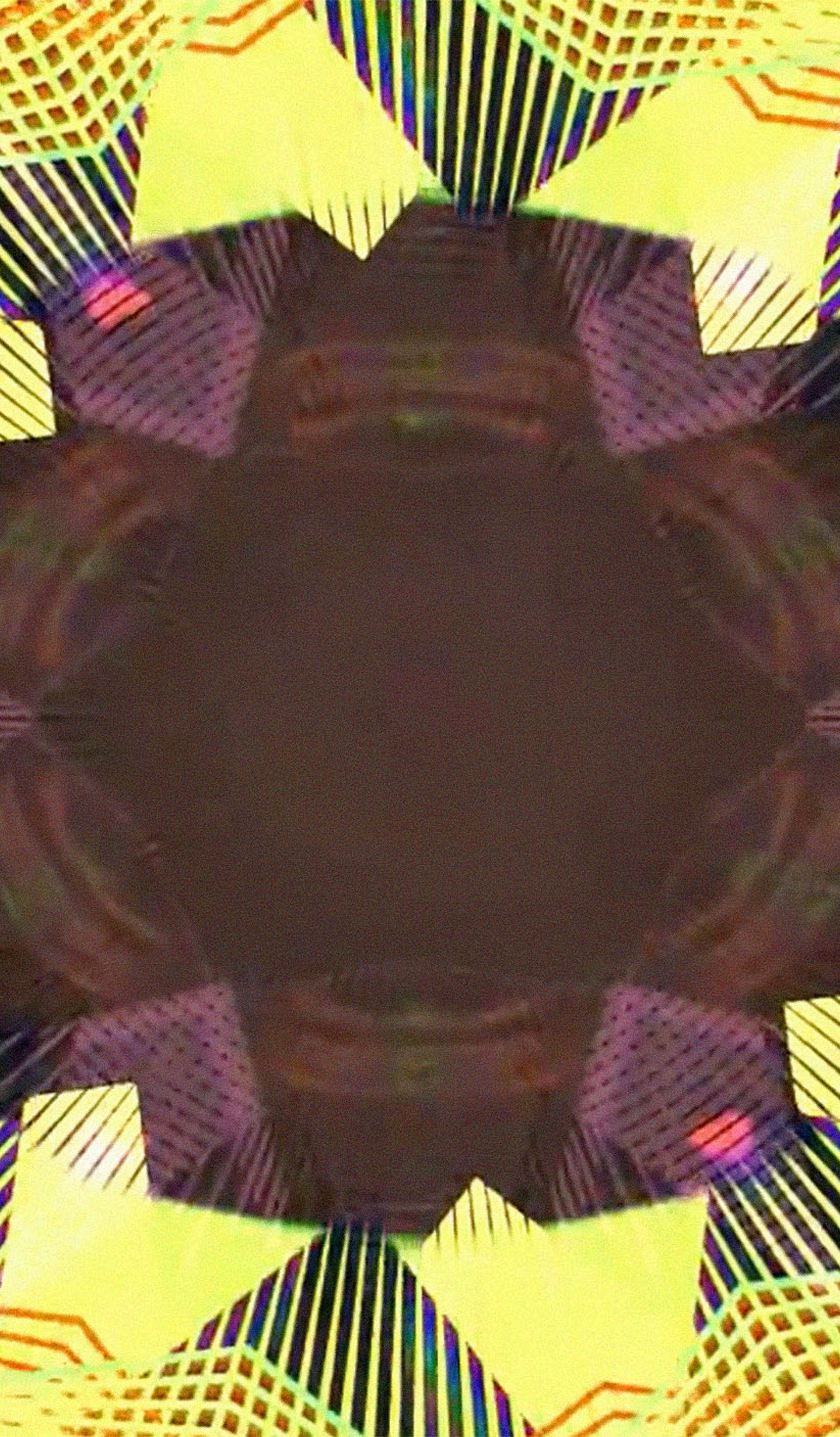 Kaleidoscope of yellow and brown