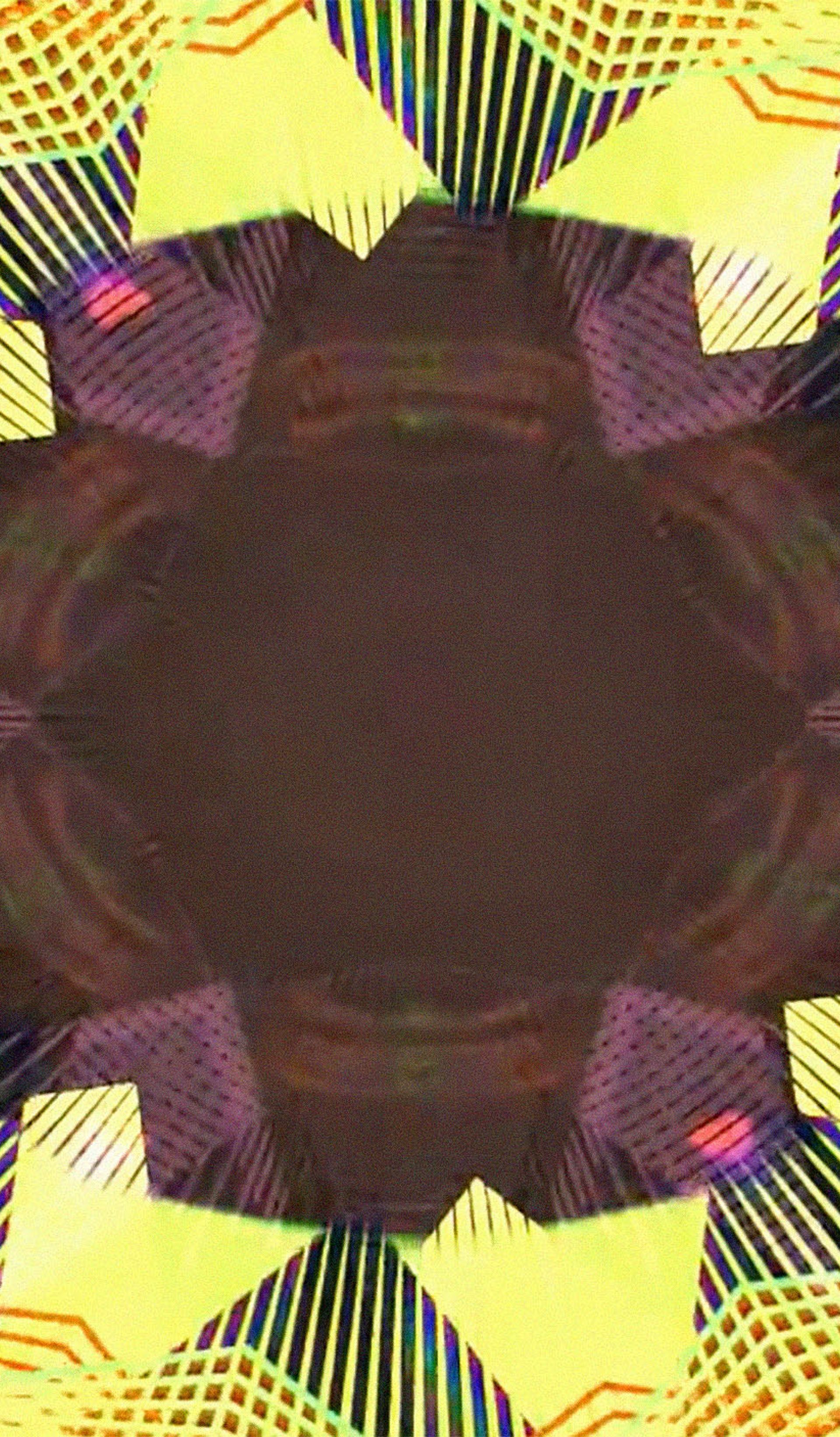 Kaleidoscope of yellow and brown