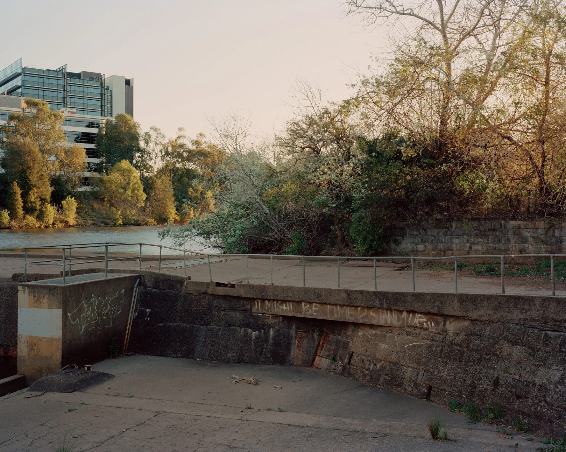 Marsden St. Weir, Parramatta, 2023.