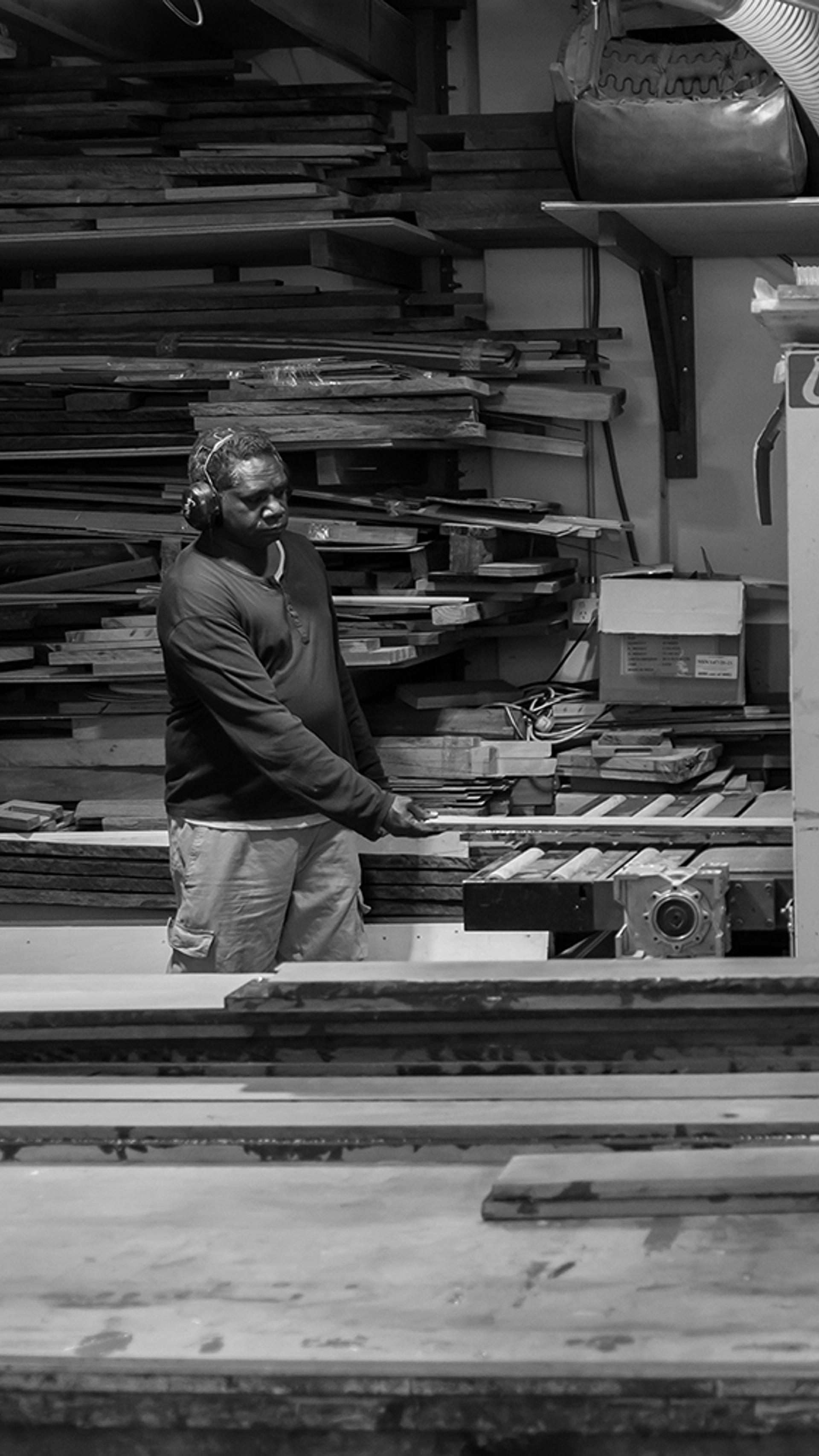 Men in workship
